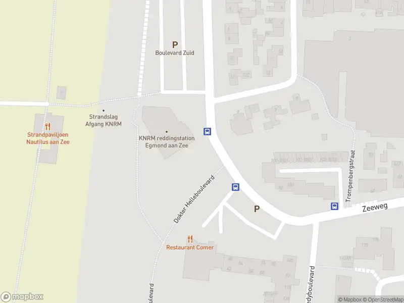 Ambulance met gepaste spoed naar de Boulevard Zuid in Egmond aan Zee