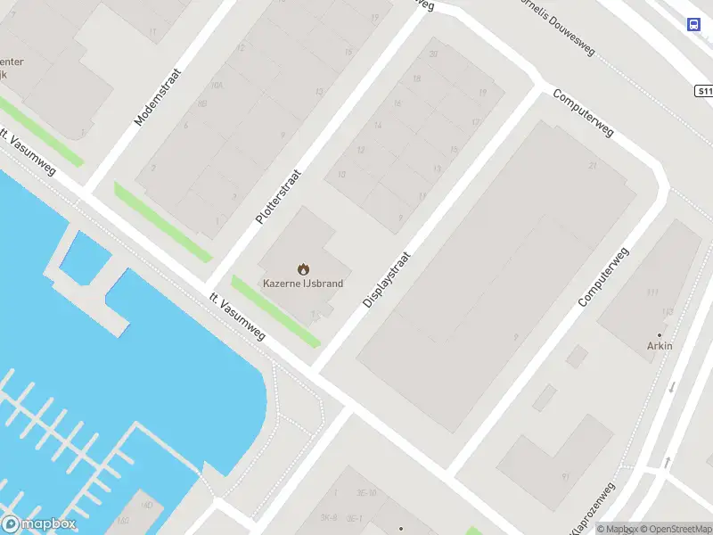 112 melding Brandweer met gepaste spoed naar de Displaystraat in Amsterdam vanwege brand