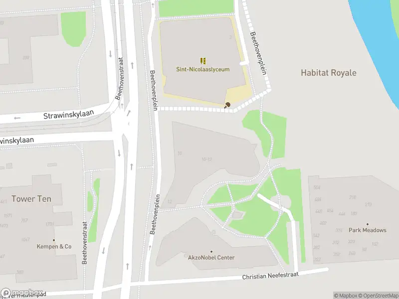 112 melding Ambulance met gepaste spoed naar de Beethovenplein in Amsterdam