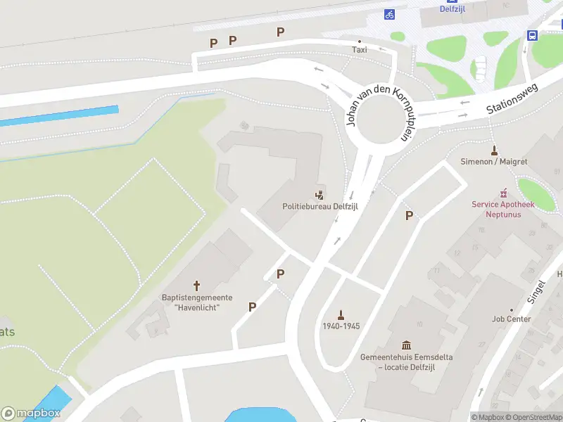 Brandweer met grote spoed naar de Johan van den Kornputplein in Delfzijl