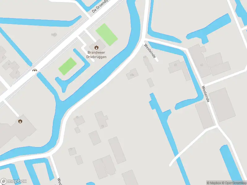 Brandweer met grote spoed naar de Westeinde in Driebruggen vanwege waarnemen gaslucht