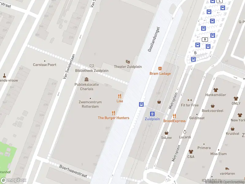 Politie naar de Gooilandsingel in Rotterdam vanwege overval