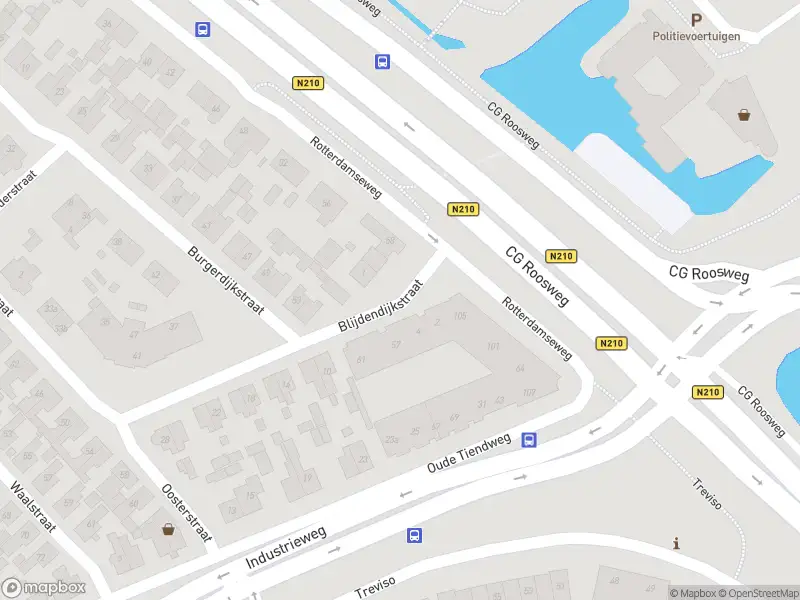 Ambulance met gepaste spoed naar de Blijdendijkstraat in Krimpen aan den IJssel