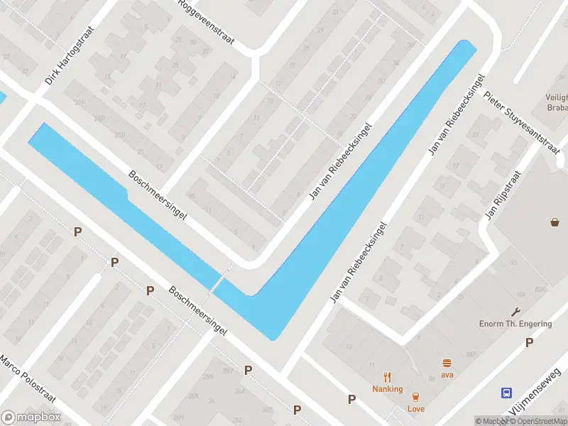 Politie naar de Jan van Riebeecksingel in 's-Hertogenbosch vanwege ongeval met letsel