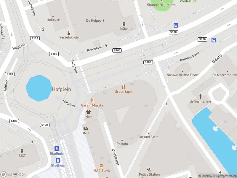Besteld ambulance vervoer naar de Pompenburg in Rotterdam