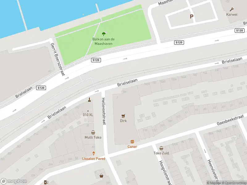 Ambulance met grote spoed naar de Brielselaan in Rotterdam