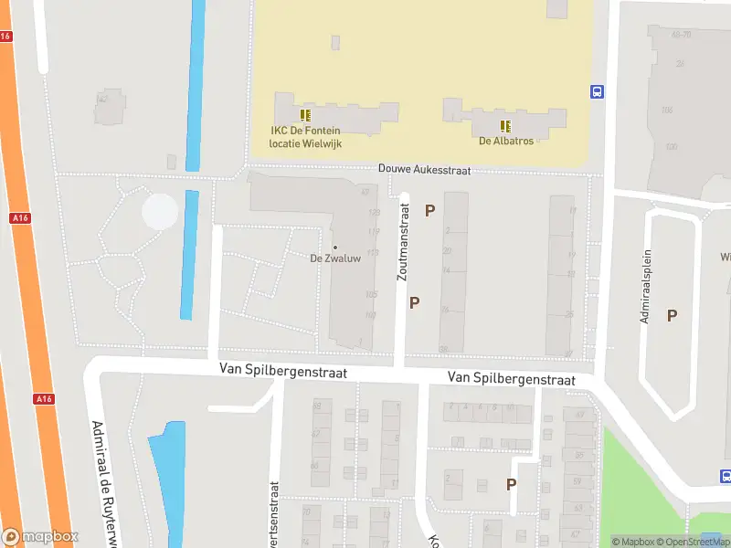 Ambulance met grote spoed naar de Zoutmanstraat in Dordrecht