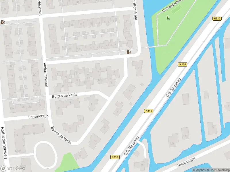 Ambulance met gepaste spoed naar de Buiten de Veste in Schoonhoven