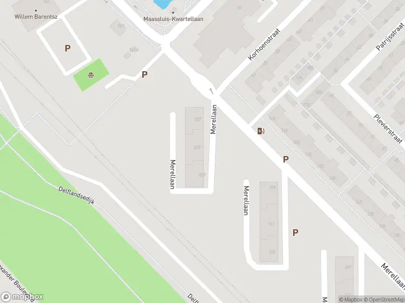 Ambulance met grote spoed naar de Merellaan in Maassluis