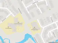 Brandweer met gepaste spoed naar de Kamperfoeliezoom in Leiderdorp