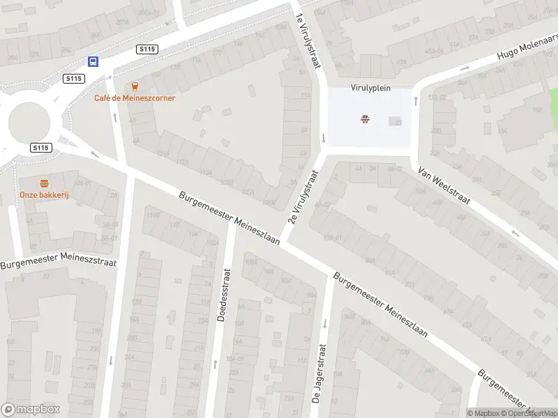 Ambulance met grote spoed naar de Burgemeester Meineszlaan in Rotterdam