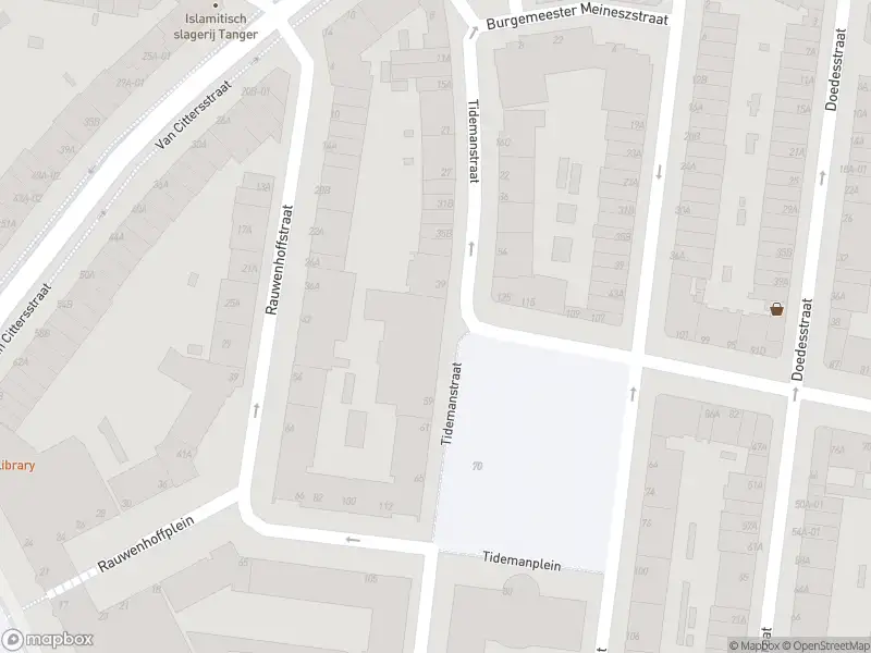 Ambulance met gepaste spoed naar de Tidemanstraat in Rotterdam