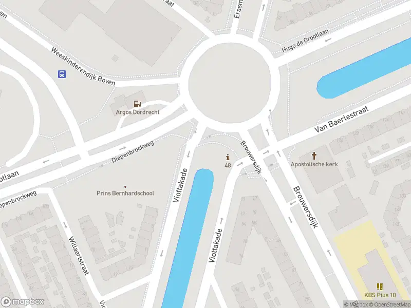 Politie naar de Hugo de Grootplein in Dordrecht vanwege ongeval met letsel