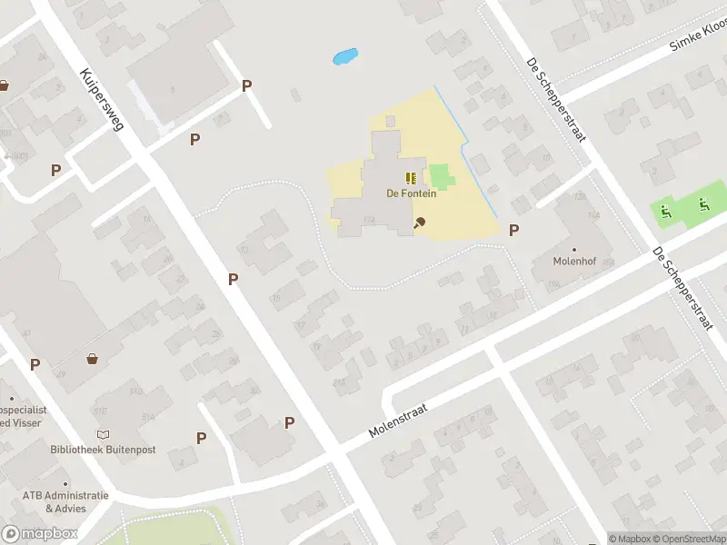 Brandweer met grote spoed naar de Molenerf in Buitenpost vanwege afgaan automatisch brandalarm