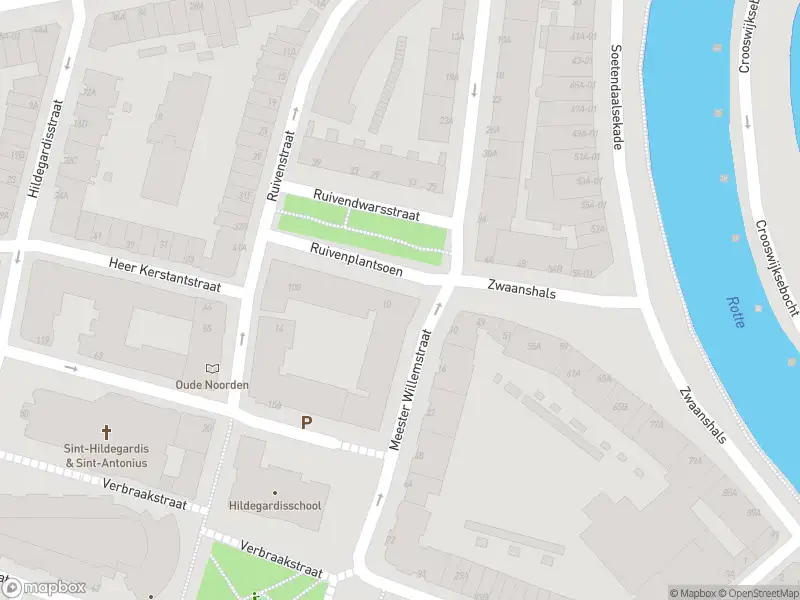 Ambulance met gepaste spoed naar de Ruivenplantsoen in Rotterdam