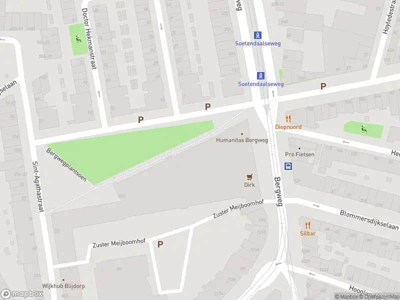 Ambulance met grote spoed naar de Bergwegplantsoen in Rotterdam