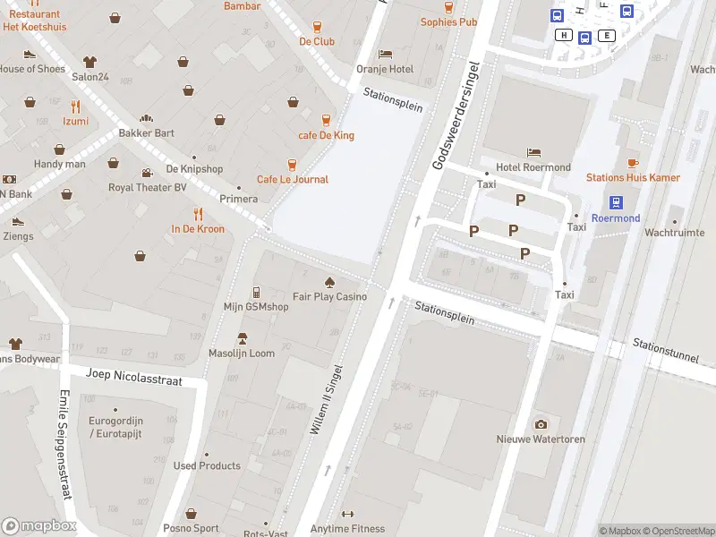 Politie naar de Stationsplein in Roermond