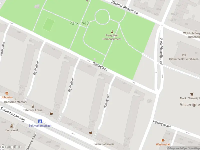 Ambulance met grote spoed naar de Gijsinglaan in Rotterdam