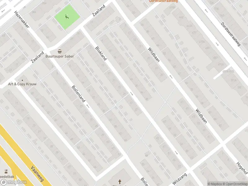 Ambulance met gepaste spoed naar de Blokland in Rotterdam