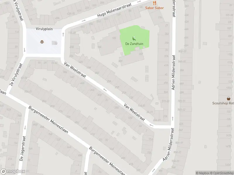 Besteld ambulance vervoer naar de Van Weelstraat in Rotterdam