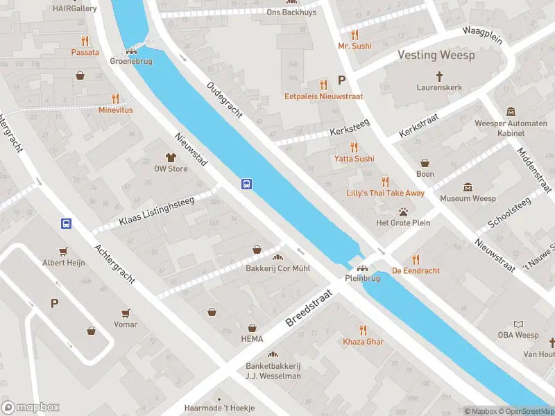 Besteld ambulance vervoer naar de Achtergracht in Weesp