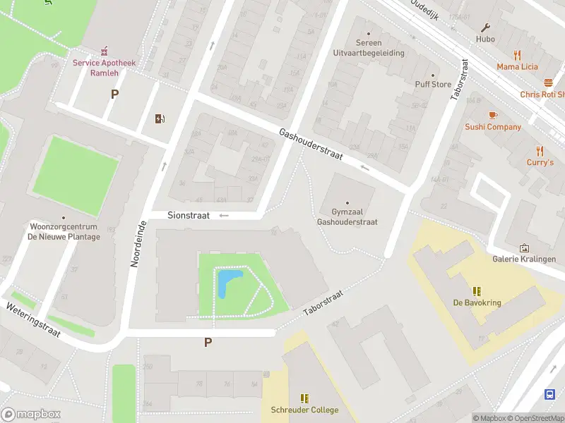 Ambulance met grote spoed naar de Sionstraat in Rotterdam