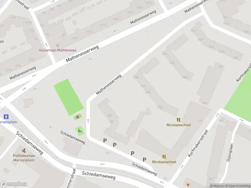 Ambulance met grote spoed naar de Mathenesserweg in Rotterdam