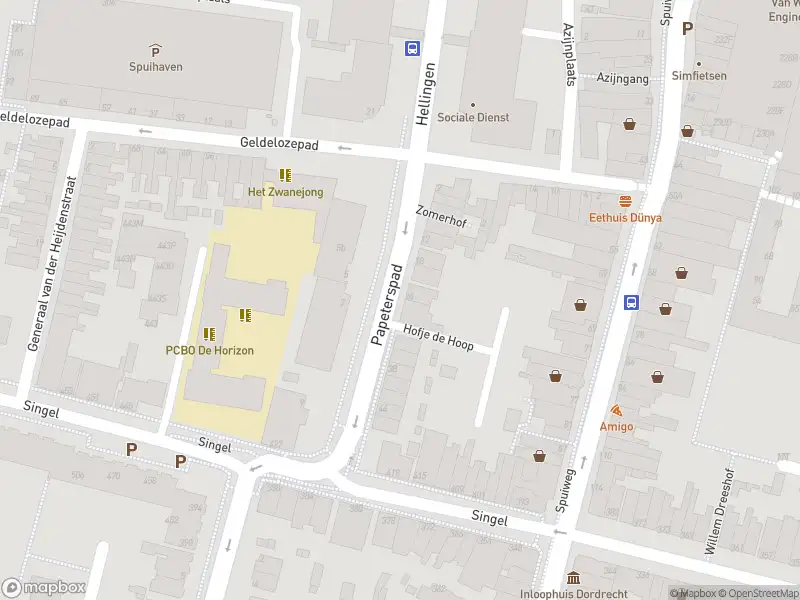 Ambulance met gepaste spoed naar de Papeterspad in Dordrecht