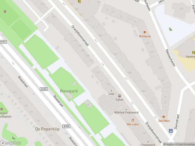 Ambulance met grote spoed naar de Oranjeboomstraat in Rotterdam