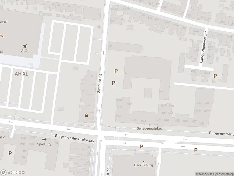 Overlastmelding Gasthuisring in Tilburg (Lange Nieuwstraat)