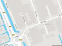 Ambulance met grote spoed naar de Transportweg in Nieuwkoop