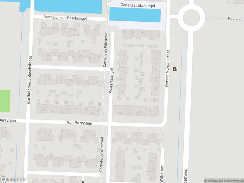 Ambulance met grote spoed naar de Sweertssingel in Numansdorp