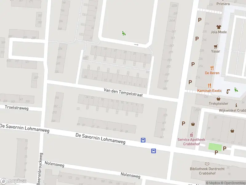 Ambulance met gepaste spoed naar de Van den Tempelstraat in Dordrecht