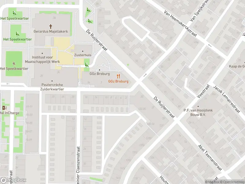 Brandweer met grote spoed naar de Piet Heinstraat in Tilburg vanwege gebouwbrand