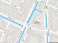 Politie naar de Heemstedesingel in Bunschoten-Spakenburg vanwege aanrijding met letsel