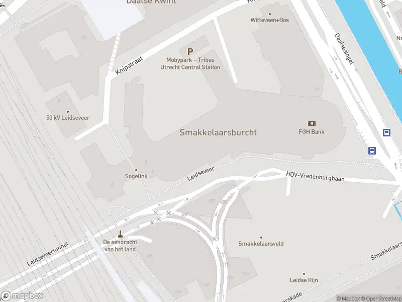 Brandweer met gepaste spoed naar de Leidseveer in Utrecht