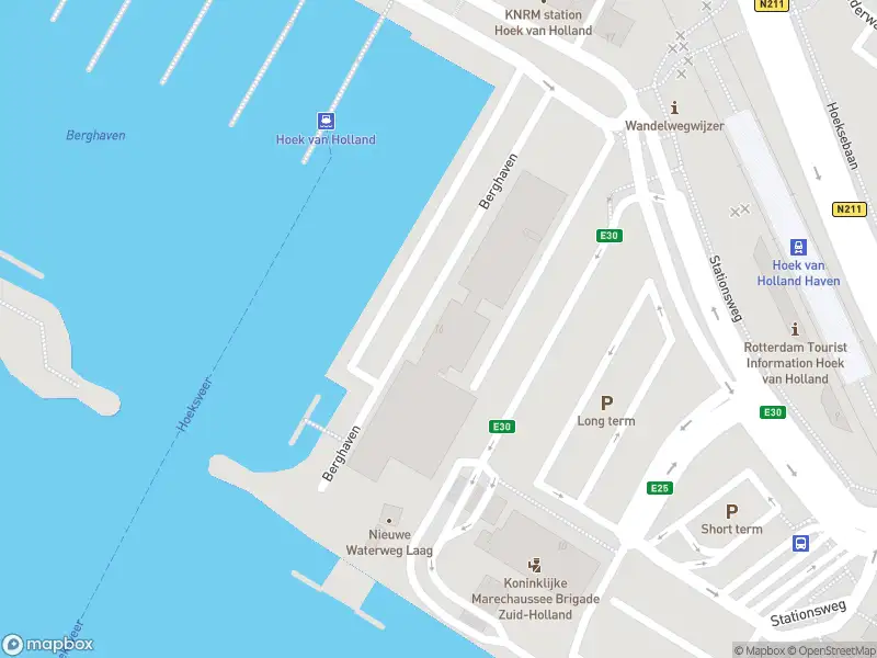 Ambulance naar de Berghaven in Hoek van Holland