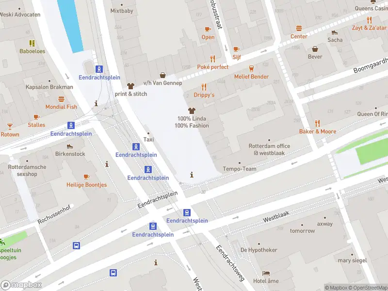 Ambulance met grote spoed naar de Eendrachtsplein in Rotterdam