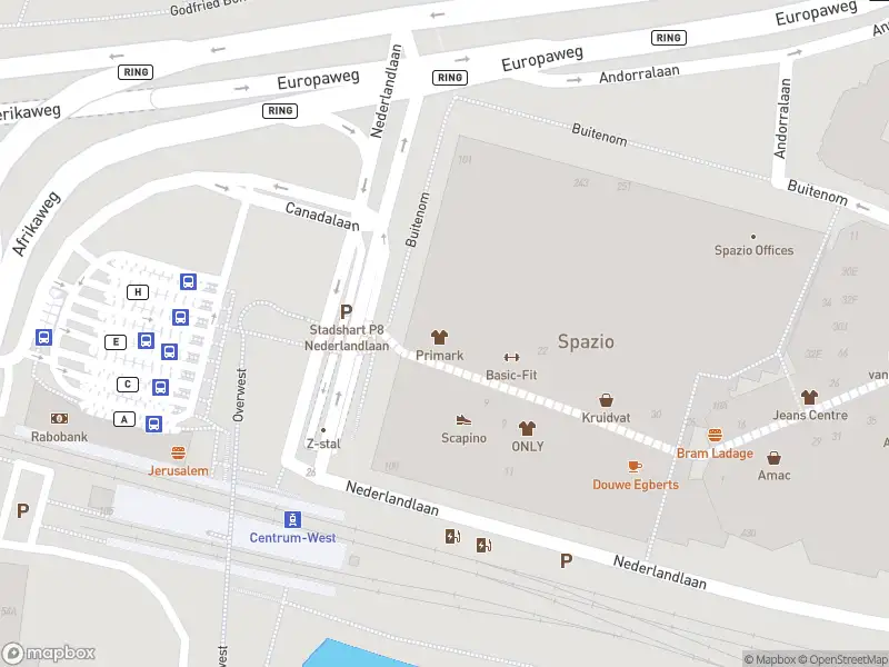 Ambulance met gepaste spoed naar de Blauw-roodlaan in Zoetermeer