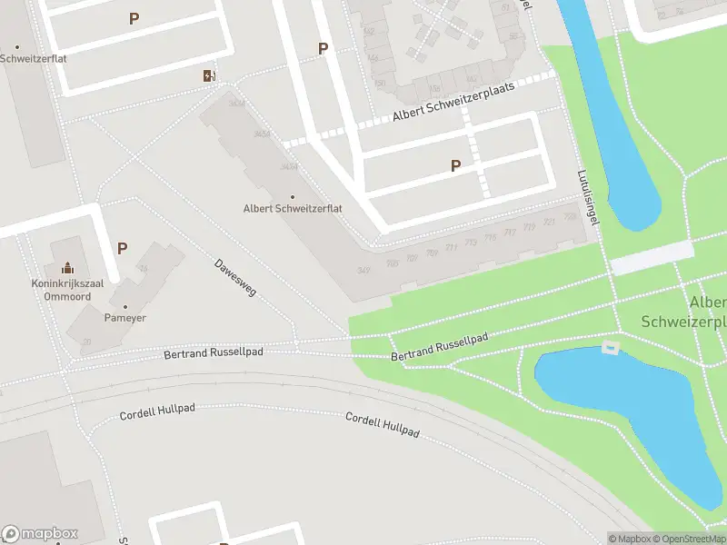 Ambulance met grote spoed naar de Albert Schweitzerplaats in Rotterdam