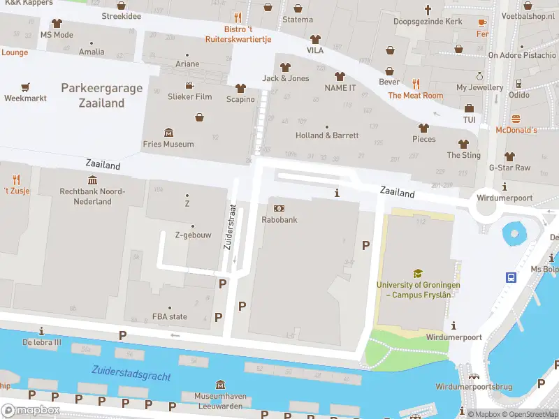 Brandweer met gepaste spoed naar de Beursplein in Leeuwarden