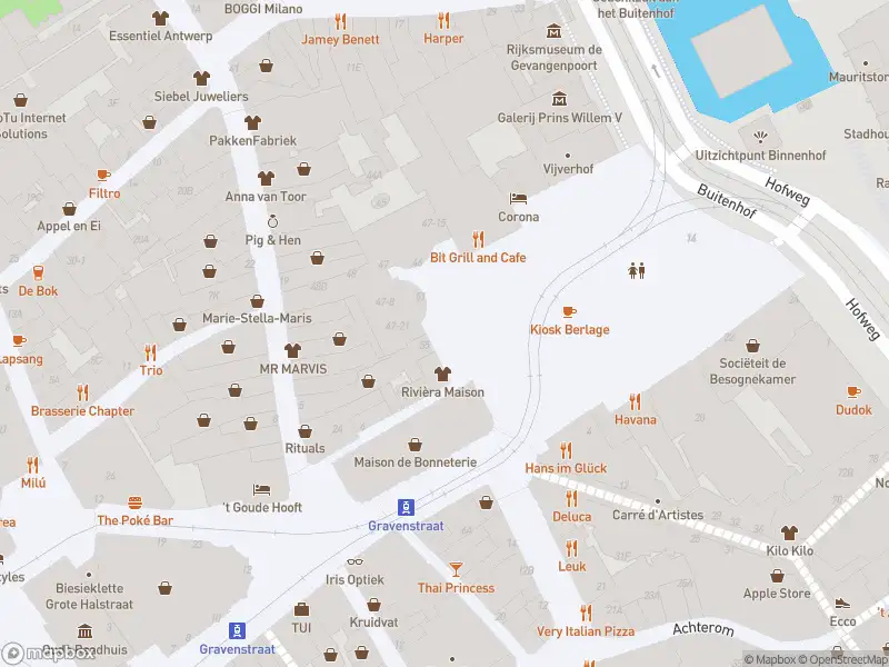 Brandweer met grote spoed naar de Spui in 's-Gravenhage vanwege afgaan automatisch brandalarm