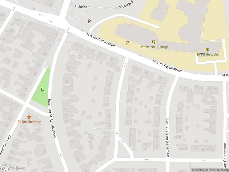 Politie naar de ir. M. Schefferlaan in Hengelo vanwege aanrijding met letsel