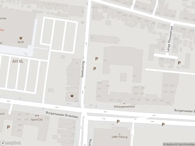 Overlastmelding Gasthuisring in Tilburg (Lange Nieuwstraat) gesloten