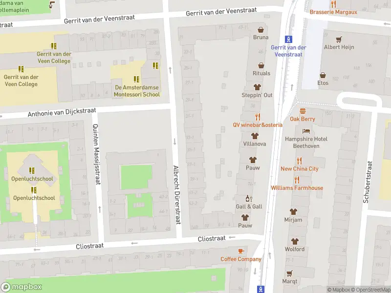 Besteld ambulance vervoer naar de Rubensstraat in Amsterdam