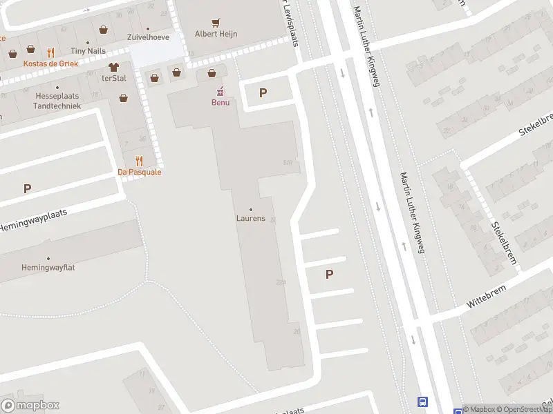 Besteld ambulance vervoer naar de Sinclair Lewisplaats in Rotterdam