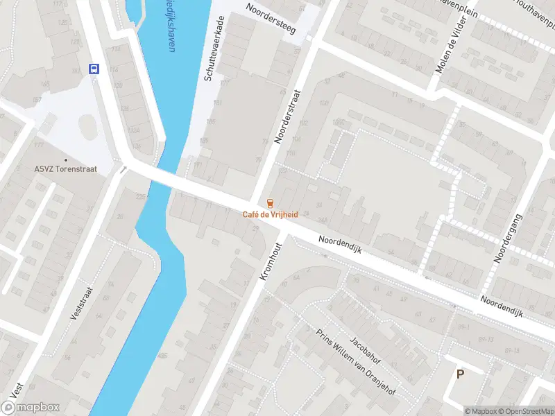 Ambulance met gepaste spoed naar de Noordendijk in Dordrecht