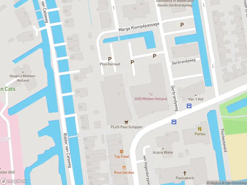 Ambulance met gepaste spoed naar de Marga Klompépassage in Gouda