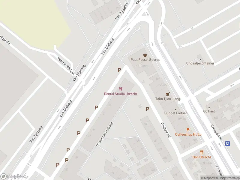 Brandweer met gepaste spoed naar de Groenmarktstraat in Utrecht