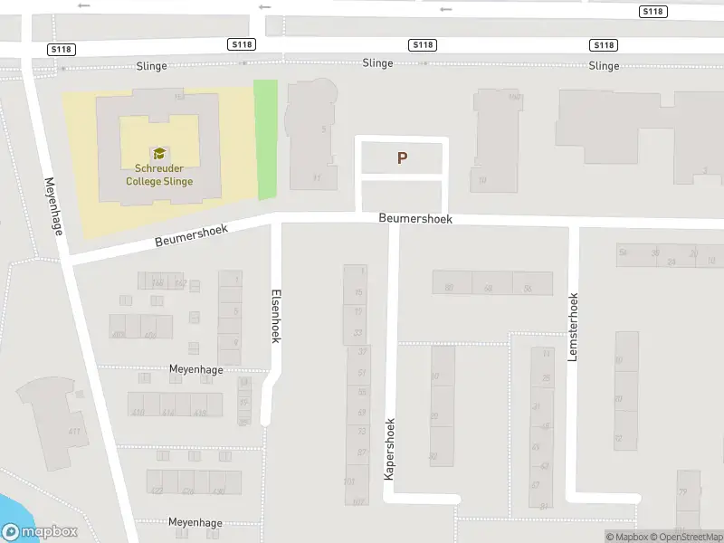 Ambulance met grote spoed naar de Kapershoek in Rotterdam